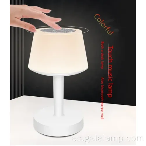 Altavoz Bluetooth colorido con control táctil y lámpara